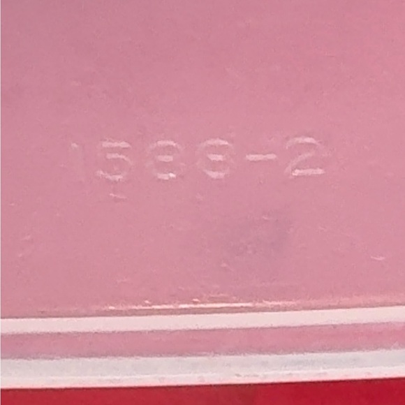 Tupperware 20 Cup Modular Mates Cereal Storer Red Flip-Top Seal (set of two) - Picture 4 of 6